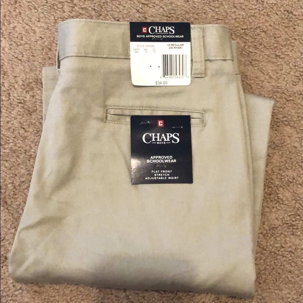 Regular Flat Front Stretch Adjustable Pants Khaki